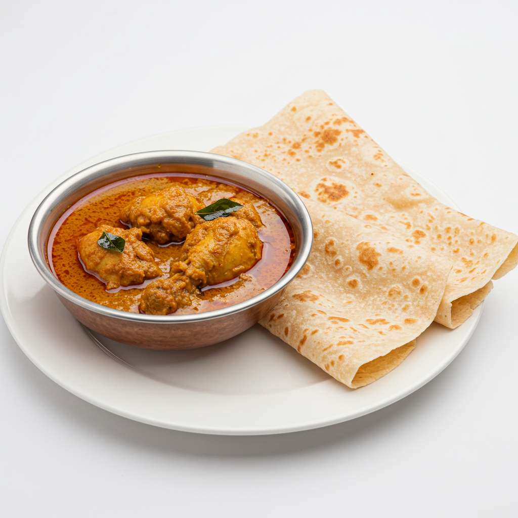 Chicken Curry & Chapathi